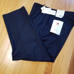 Calvin Klein strech navy mens pants 40 waist new